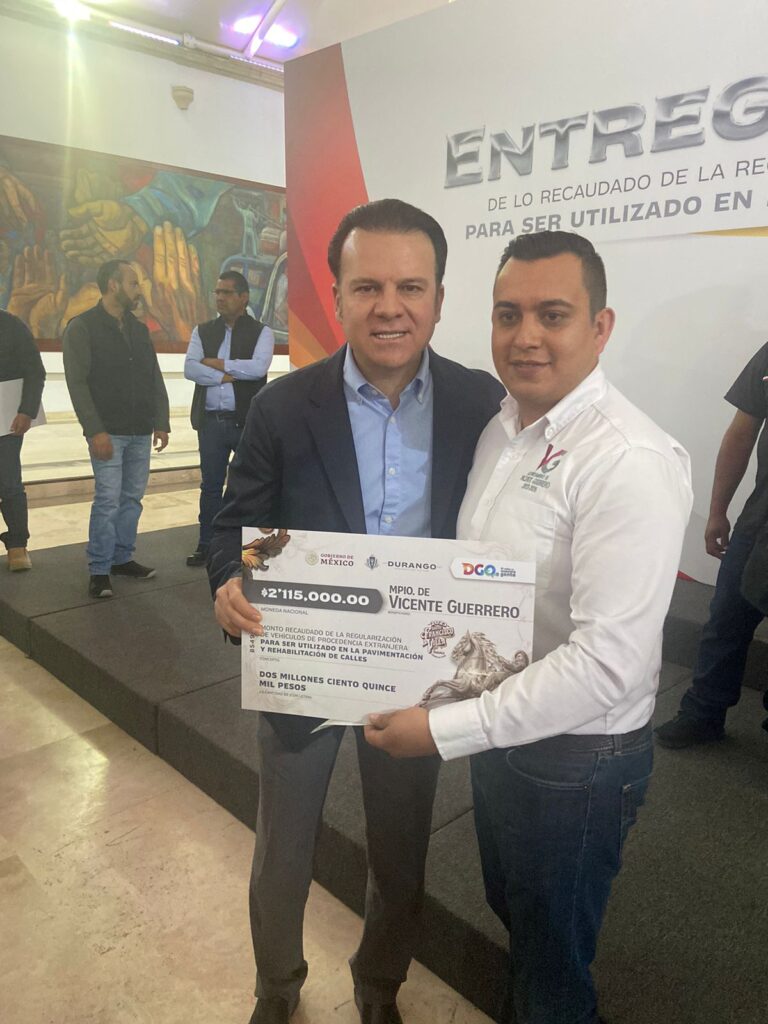 Recibe municipio recursos para pavimentación