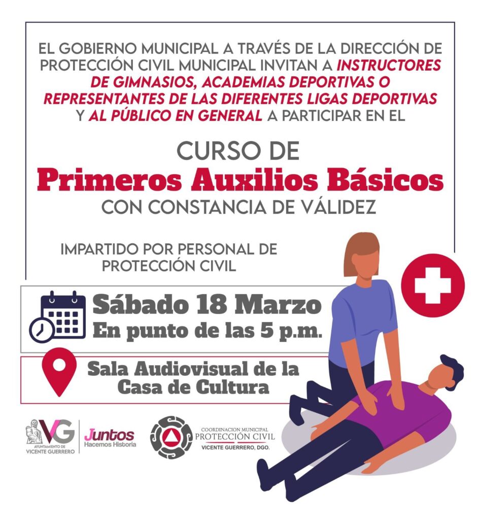 Curso de Primeros Auxilios | 18 de marzo