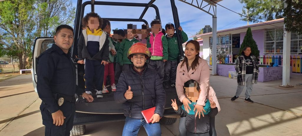 Acciones de proximidad y prevención en escuelas del municipio.