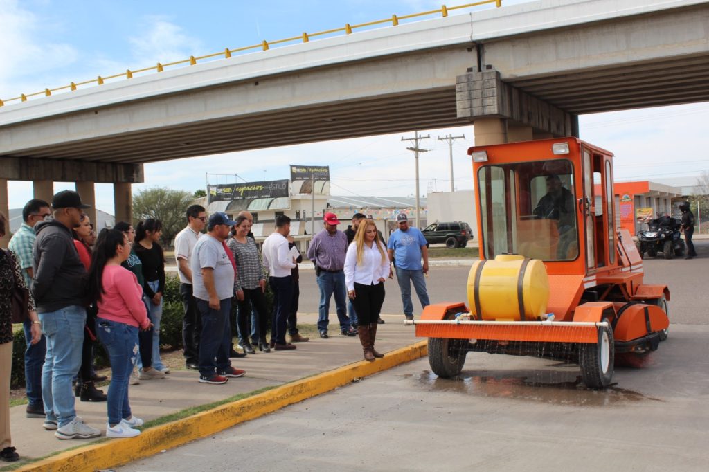 Se rehabilita&nbsp; barredora municipal para el departamento de limpia.