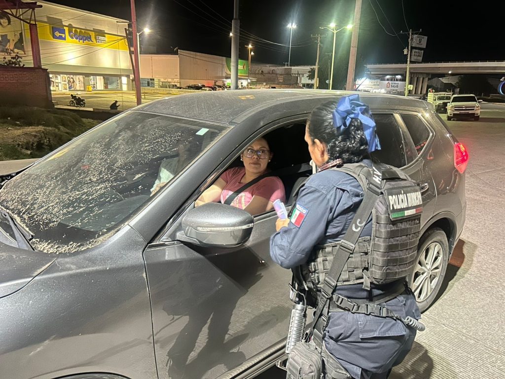 Educación vial continúa en el municipio.