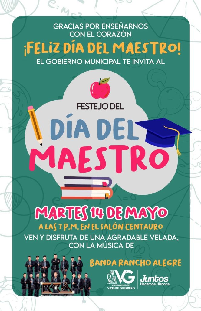 ✅ Evento: Celebración del día del maestro.