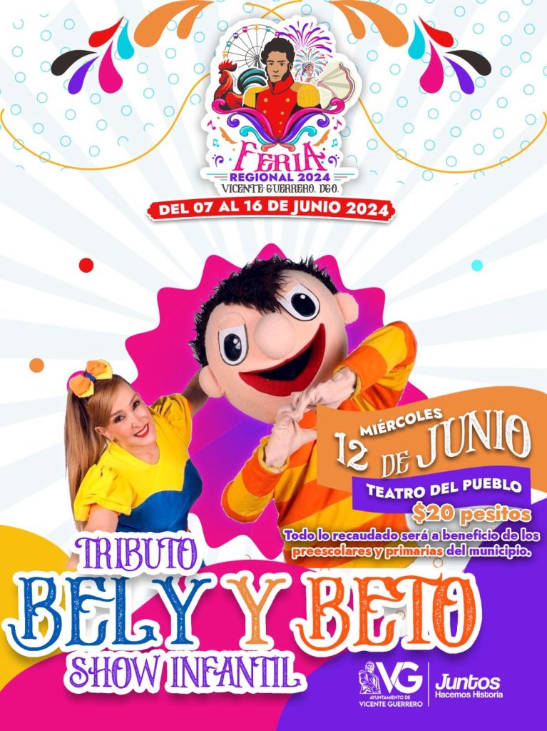 Evento de Bely y Beto a beneficio de escuelas de municipio.