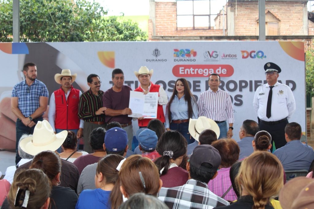 Apoyo a certeza legal de vivienda en Vicente Guerrero por parte del gobierno del estado.