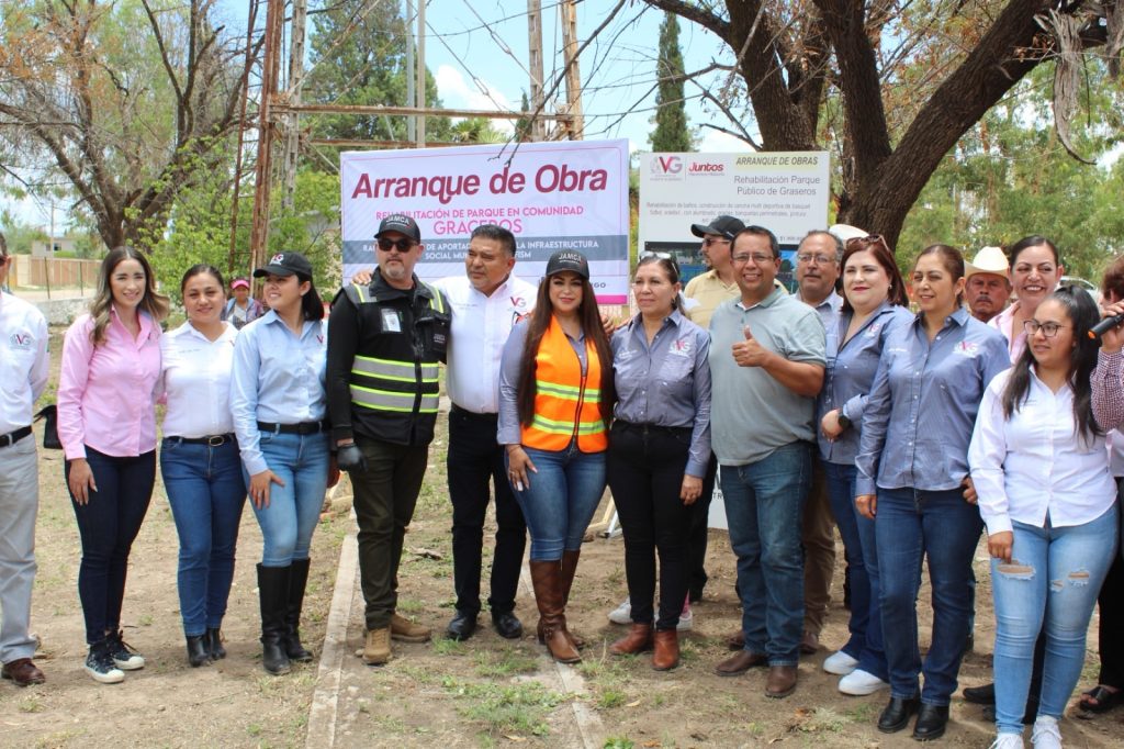 Rehabilitación de parque público en la comunidad de Graceros.