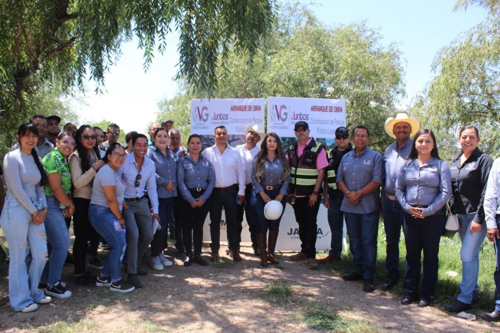 Dan arranque a los trabajos del nuevo parque lineal en Vicente Guerrero.