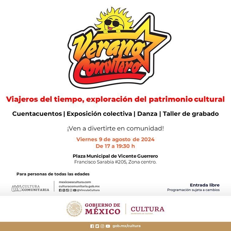 Verano convitero en Vicente Guerrero.