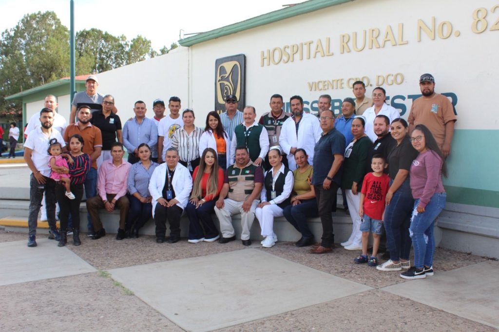 Entregan material para albergue del hospital rural de Vicente Guerrero.