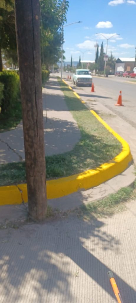 Pintan y dan mantenimiento a espacios públicos.