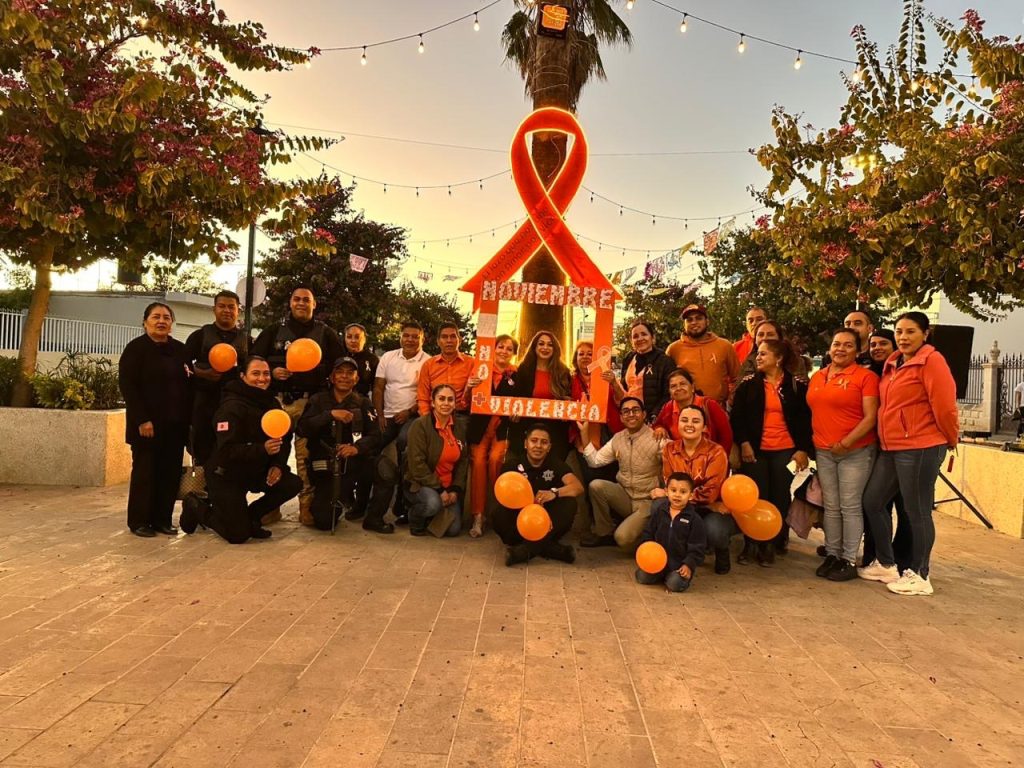 Realizan encendido naranja en Vicente Guerrero