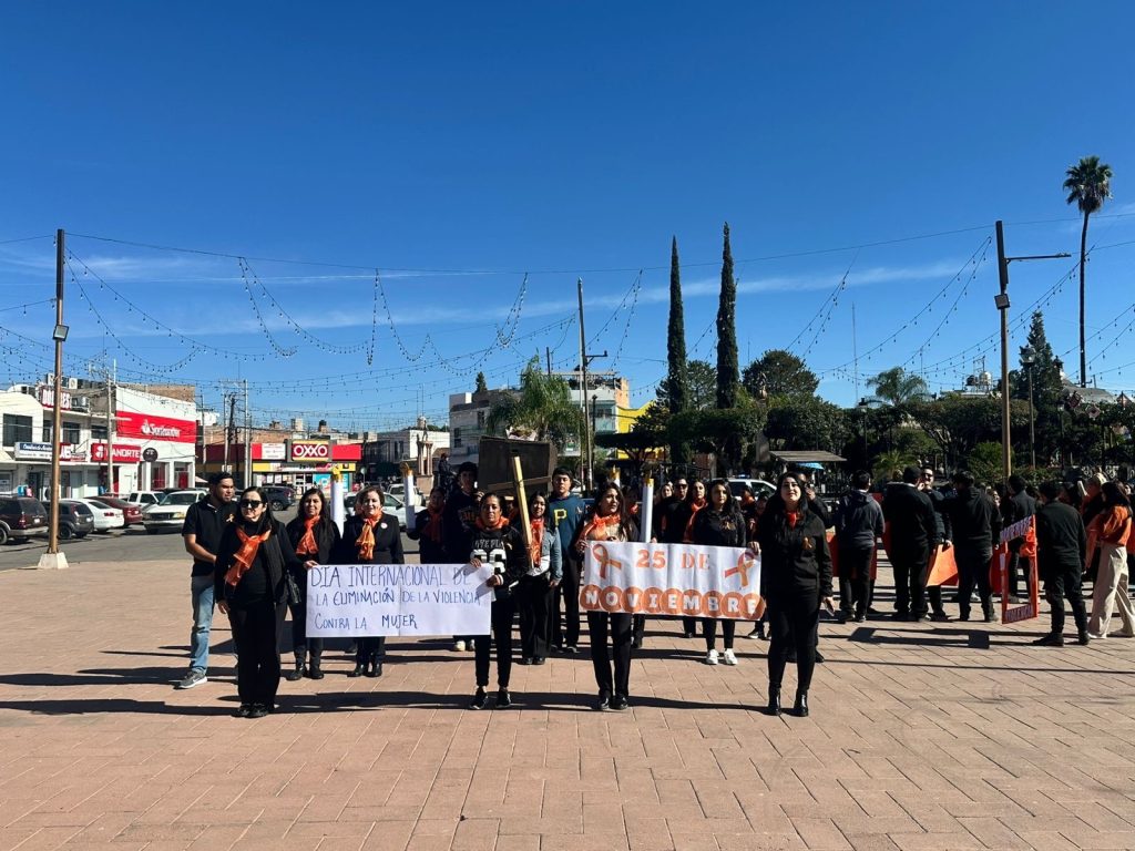Marcha contra la eliminación de la violencia contra la mujer.