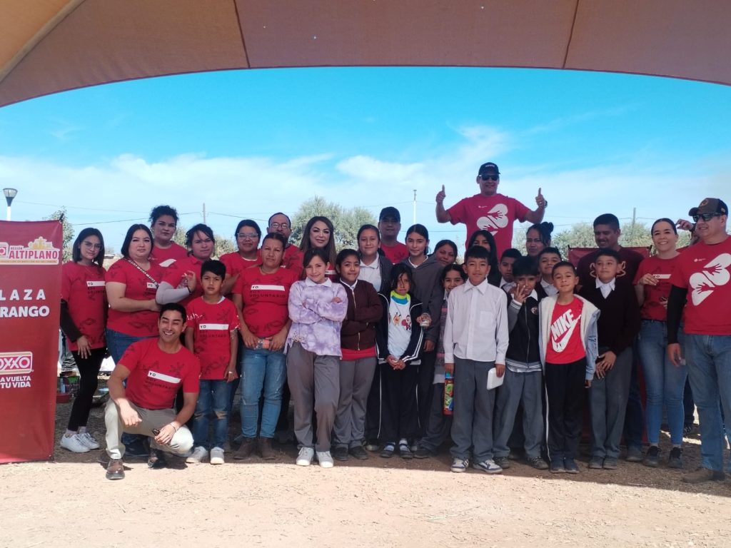 Con el apoyo de tiendas Oxxo y su personal se realizó la&nbsp;rehabilitación de espacios y áreas verdes en el municipio.