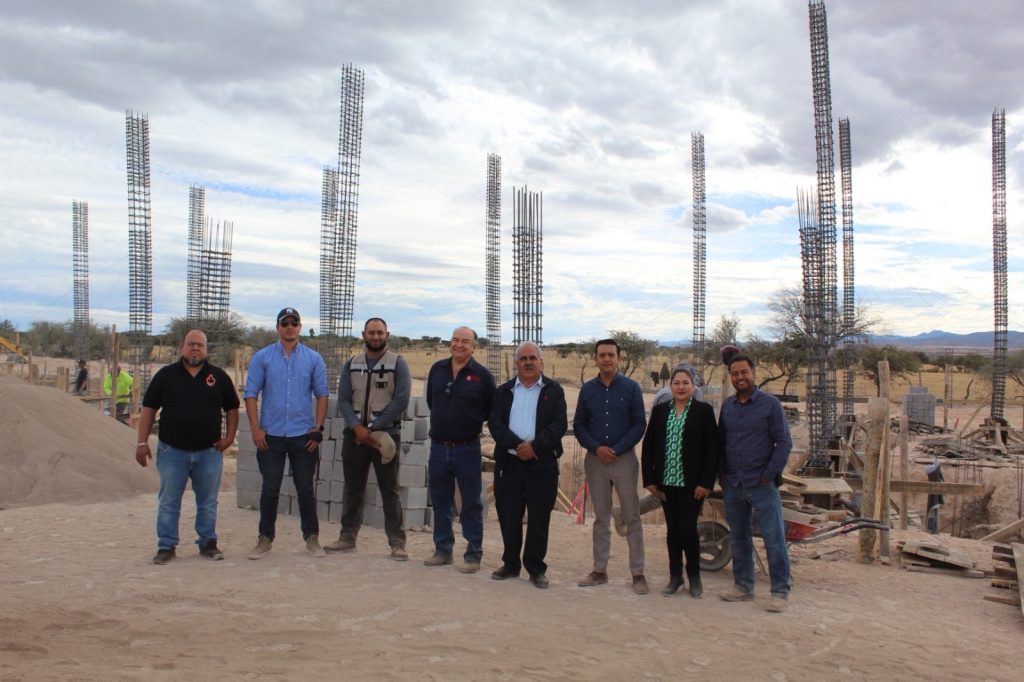 Supervisan avance de obra en campus UJED Vicente Guerrero.