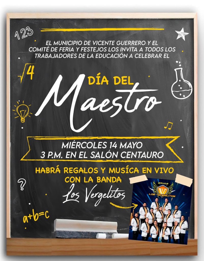 ✅ Evento: Festival del día del día del maestro.