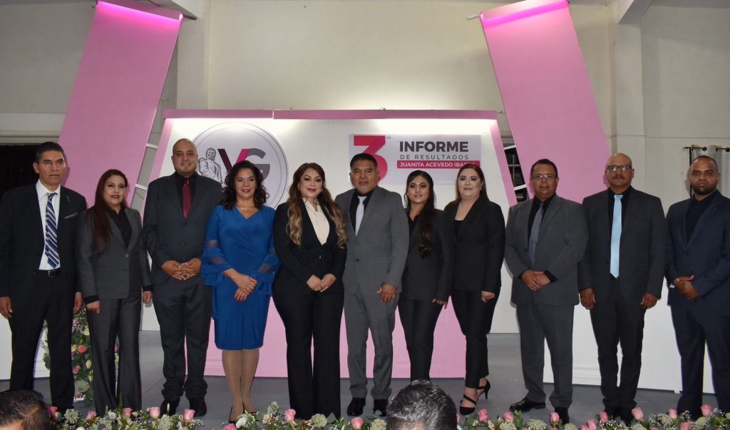 Se presenta el Tercer Informe de Gobierno de la presidenta municipal Juanita Acevedo